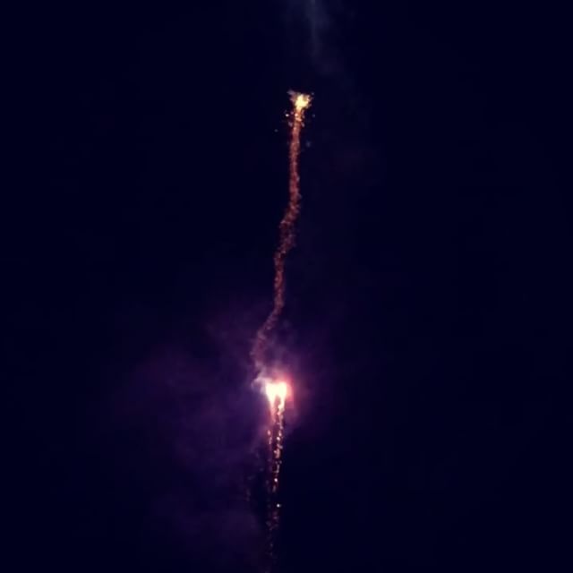 Fireworks in the garden last night 💥🔥